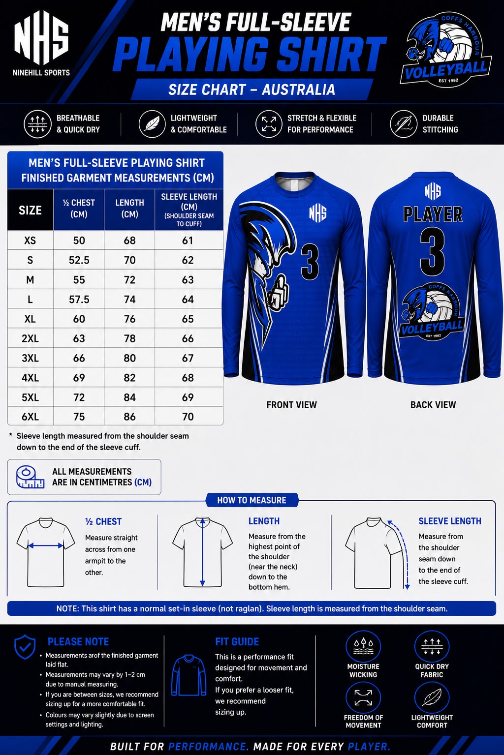 Playing Shirt Full sleeves